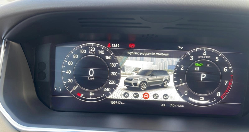Land Rover Range Rover Sport cena 319900 przebieg: 100000, rok produkcji 2018 z Marki małe 704